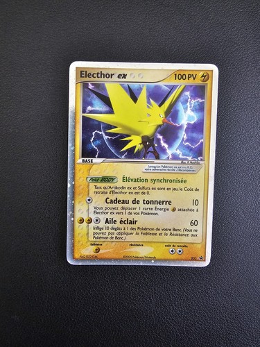 Carte pokémon electhor 033 - ex,