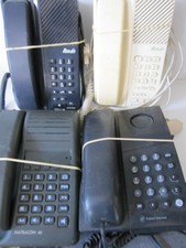 LOT DE 4 TELEPHONES RONDO NOIR