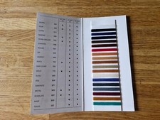 nuancier spécial jean - 1987