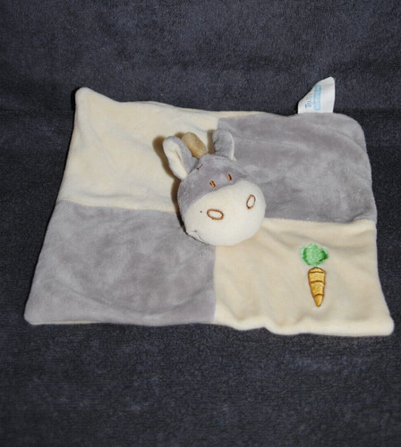 Doudou plat ane - ane, gris