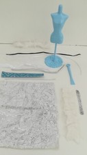 Harumika Bandai Mode Robe Création Mannequin bleu tenue argenté jeu créatif 