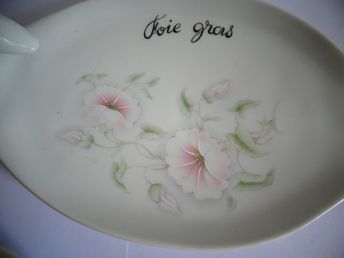 Magnifique service foie gras - a,