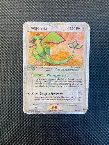 Carte pokémon libegon - carte, ex