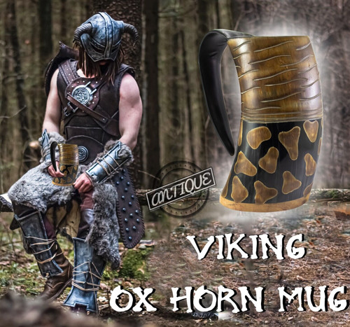 Mug bière corne de - mug, À
