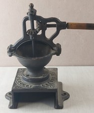 Ancien grand moulin à café de comptoir, en fonte, Peugeot Frères