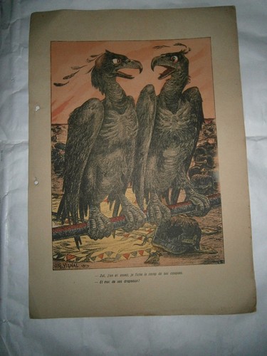 Gravure satyrique guerre - , 14