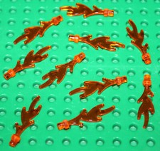 10 x Flamme Lego Minifig Trans