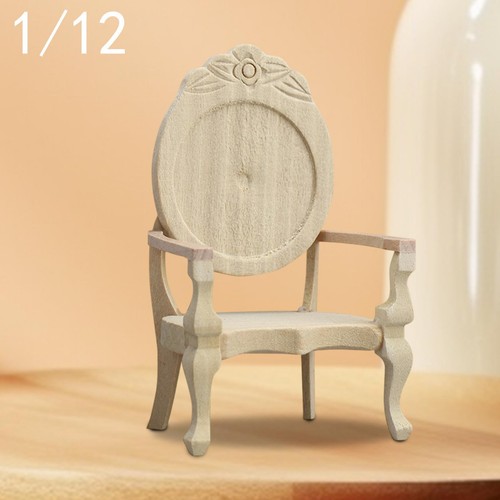 Fauteuil simple sculpté