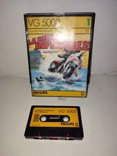 JEU - PHILIPS VG 5000 - LA MOTO INFERNALE  - CASSETTE PROGRAMME N°1 COMPLET -BON
