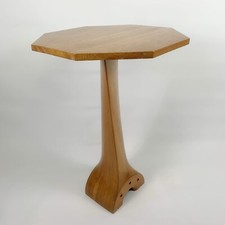 Table d’appoint ou guéridon réalisée à partir d’une hélice d avion en bois