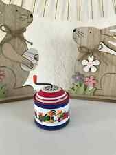 9 ⚜️ Jouet Moulin En Métal Tôle LBZ Boite à Musique Vintage