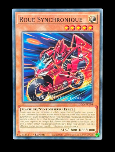 Carte l5dd fry08 - yu-gi-oh, roue