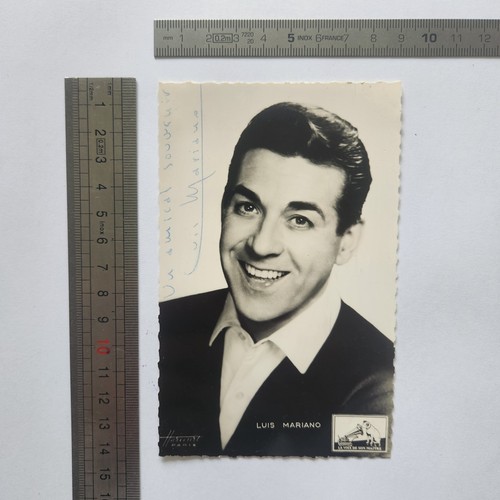 Luis mariano autographe - luis, signed
