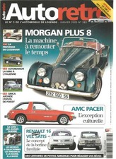 AUTO RETRO N°283 MORGAN PLUS 8 / AMC PACER / R16 VS VELSATIS / CATERHAM / MINI