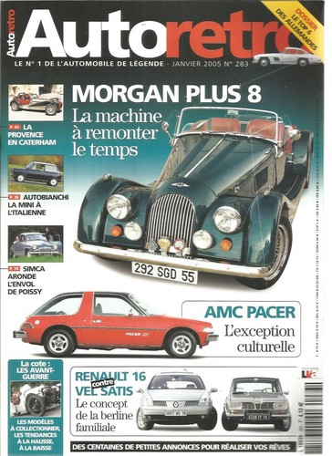 Auto retro 283 morgan - morgan, plus
