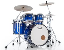 Pearl Masters Coque En Érable "Kobalt Blue Fade Metallic" 22,10,12,16"