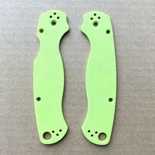 G10 Replacement Scales - Lime Green For Spyderco Paramilitary 2