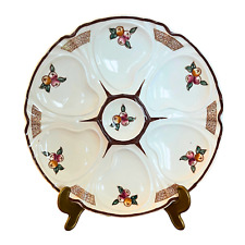French LONGWY FAIENCE OYSTER Plate, circa 1900