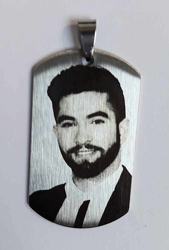 Médaille pendentif acier - médaille,