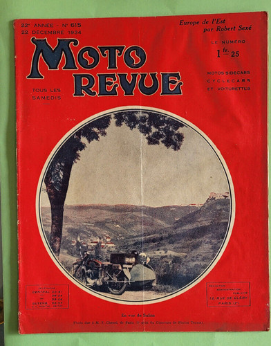 Moto revue 615 12 1934 - revue, ;
