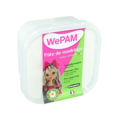 Pâte modeler blanc - pâte, à