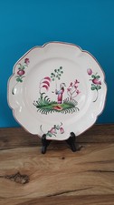Assiette faiencerie Saint Clément  Au Chinois
