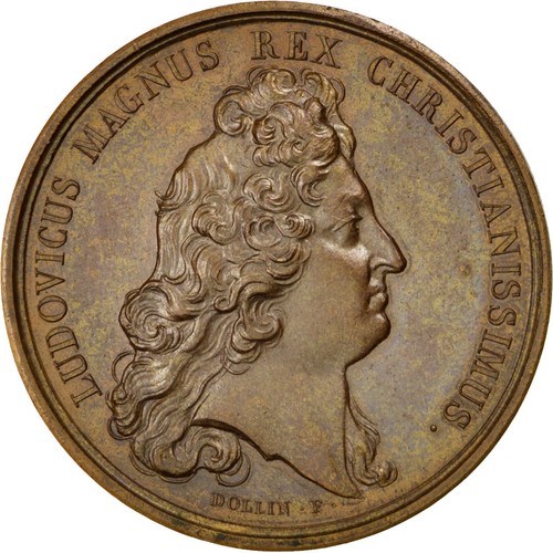 France medal louis xiv - france,, medal,