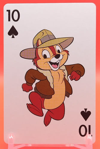 Carte jouer disney chip - à,