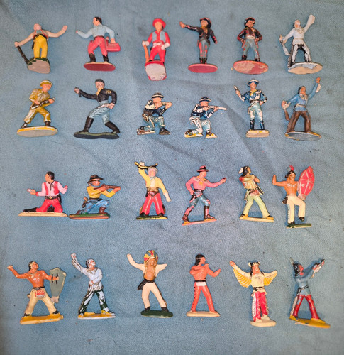 Lot cowboys indiens - 24,