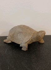 Petite Tortue Décorative Sculptée en Stéatite - Artisanat Naturel -...