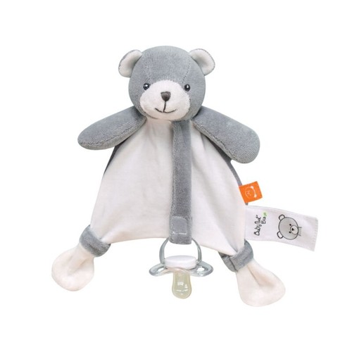 Doudou semi plat ours - -,