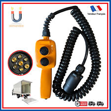 Manette de Contrôle 2 Boutons pour Hayon Électrique DHOLLANDIA, MIC ANTEO HYDRIS