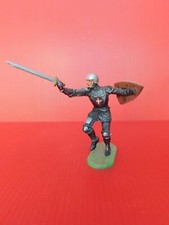 ELASTOLIN / LE MOYEN AGE    TRES BEAU   CHEVALIER AU COMBAT