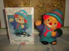 ? TIRELIRE EN TERRE CUITE : « CLOWN » - VINTAGE - EN BOÎTE