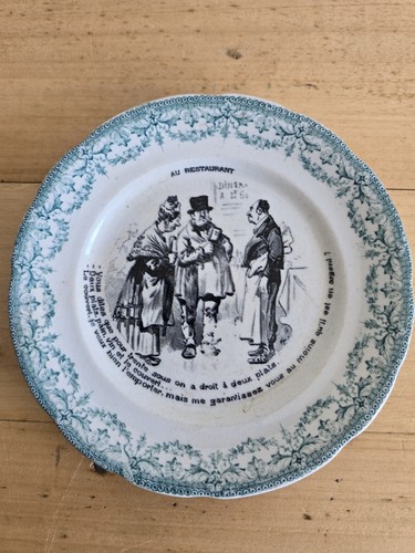 Assiette parlante - assiette, au