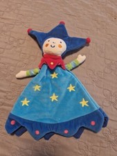 DOUDOU MARIONNETTE VERTBAUDET KATHERINE ROUMANOFF FEE BLEU ROSE ETOILE 