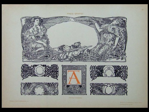 Graphisme art nouveau 1910 - graphisme,