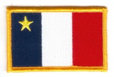 Ecusson  PATCH Drapeau Acadien