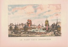 Gravure Lithographie Le PORT
