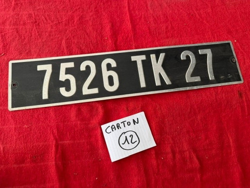 Ancienne plaque - ancienne,