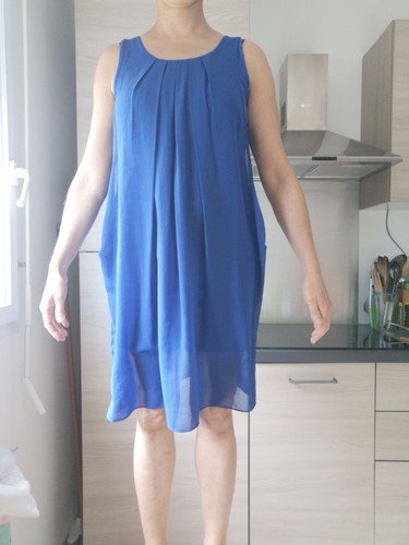 Robe femme bleue - ,