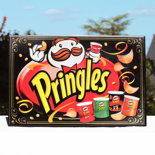 Plaque publicitaire pringles - publicitaire,