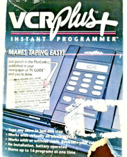 VCR Plus Instant Programmer