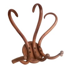 ANCIEN PORTE MANTEAUX-CHAPEAUX EN BOIS COURBE 1900 STYLE THONET FISCHEL BAUMANN 