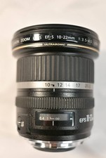 Objectif Canon EFS 10-22 mm F3,5-4,5 USM à prix réduit pour appareils photo...