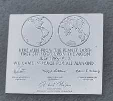 MEDAILLE ARGENT MISSION APPOLO