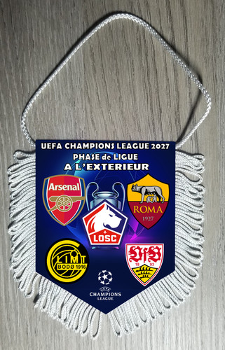 Fanion pennant 9x11cm lille - fanion,