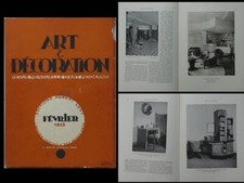 ART ET DECORATION FEVRIER 1928 PIERRE CHAREAU, GRAND HOTEL TOURS, PAUL T. FRANKL