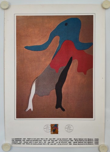 Affiche jean arp timbre - affiche,
