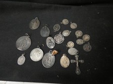 Lot de pendentif religieux en argent Vierge Marie Christ Jésus croix  nov12